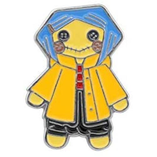CENWA Coraline Inspired Enamel Pin Badge Horror Movie Jewelry Book Lover Nerd Gift