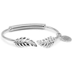 Kinsley Armelle Goddess Collection - Silver Laurel Leaf Bracelet