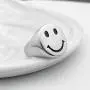 IDesign Smiley Face Ring chunky Gold White Silver Signet Ring, Stainless Steel Asthetic Cool Rings For Egirl Eboy Handmade Rings Dainty Statement Ring For Women Men IDesign Smiley Face Ring chunky Gold White Silver Signet Ring, Stainless Steel Asthetic Cool Rings For Egirl Eboy Handmade Rings Dainty Statement Ring For Women Men
