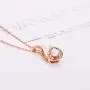 SOULMEET Sterling Silver Fox Necklace with Cubic Zirconia CZ Fox Tail Pendant Necklace, Animal Necklace for Animal Lovers with Gift Cards, Dainty Gift for Birthday Christmas Graduation