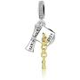 MZC Jewelry Graduation 2021 Charm Hat Cap Scroll Dangle Beads for Women Girl Friends Charms Bracelets