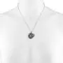 LUX ACCESSORIES Burnished Silver Tone Boho Celestial Sun Moon Pendant Necklace LUX ACCESSORIES Burnished Silver Tone Boho Celestial Sun Moon Pendant Necklace