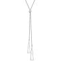 YinShan Mothers Day Jewelry Dainty Lariat Necklaces Y Necklace Adjustable Long Chain 30 Inches Sweater Chain 925 Sterling Silver Jewelry for Women Girls Easter Gifts