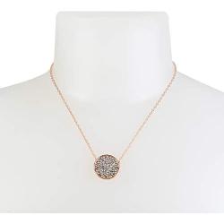 Kenneth Cole Grey Sprinkle Pearl & Stone Pendant Necklace & Stud Earrings Set