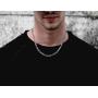 Savlano 925 Sterling Silver 5.5mm Italian Solid Figaro Link Chain Necklace with Gift Box for Men & Women - Made in Italy