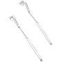 SILVERCUTE Bar Earrings for Women Girls|925 Sterling Silver Minimalist Thin Bar Dangle Drop Earrings in Silver Gold Rose Gold Color, with Gift Box