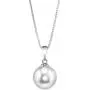 Cultured Pearl Pendant Sydney Necklace for Women with White Freshwater Pearl - THE PEARL SOURCE Cultured Pearl Pendant Sydney Necklace for Women with White Freshwater Pearl - THE PEARL SOURCE