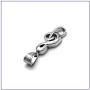 Fusamk Fashion Music Titanium Steel Note Symbol Pendant Charm Necklace