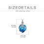 TOUPOP Mothers Day Gifts s925 Sterling Silver Dragonfly Pendant Necklace with Crystal Jewelry Gifts for Mom Mother Women Teen Girls Birthday