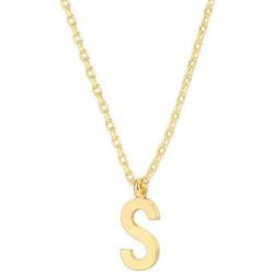 PAVOI 14K Gold Plated Initial Necklace | Letter Necklaces for Women