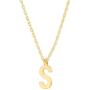 PAVOI 14K Gold Plated Initial Necklace | Letter Necklaces for Women