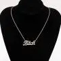 WSNANG Best Friend Necklace Besties Gift Bitch Pendant Necklace Friendship Jewelry BFF Birthday Gift Sister Gift