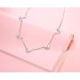 DAOCHONG 925 Sterling Silver Dainty Butterfly Choker Necklace for Women Teen Girls Jewelry Gifts Birthday