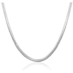 Honolulu Jewelry Company Sterling Silver Charm Chain Necklace (22.5 Inches)