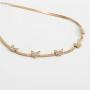 The Woos Bohemian Cute Butterfly Choker Necklace Gold Butterfly Crystal Clavicle Chain Elegant Statement Collar Shining Female Chocker Jewelry