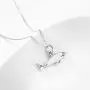 Opal Shark Pendant Necklace for Teens 925 Sterling Silver Ocean Jewelry Dainty Necklace for Women Mothers Day Gifts for Mom Daughter