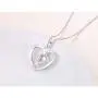 Unicorn Necklace Sterling Silver Forever Love Unicorn in Heart Pendant Necklace for Women Girlfriend Daughter Gift