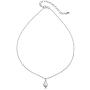 GemStar USA Sterling Silver Hamsa Hand of Fatima Dainty Choker Necklace