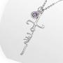 Cbrand Faith Cross Necklace for Women Girls Sterling Silver Religious Cross Pendant Necklace with Cubic Zirconia Jewelry Gifts