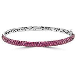 Effy Jewelry Ruby Bangle in 14K White Gold, 4.35 TWCIGS0J762RR