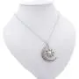 MIXIA Vintage Bronze Crescent Moon and Sun Pendant Necklace Retro Swirl Filigree Unisex Jewelry Gifts