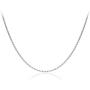 Michael Zweig 925 Sterling Silver Necklace for Women - Diamond Cut Sterling Silver Rope Chain Necklace | 1.5 mm Thickness with Spring Ring, Italy Tag