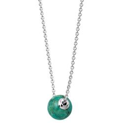 Silpada the World is Yours 6 ct Compressed Stabilized Turquoise Pendant Necklace in Sterling Silver
