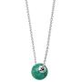 Silpada the World is Yours 6 ct Compressed Stabilized Turquoise Pendant Necklace in Sterling Silver