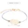 Haloty Boho Turtle Love Bracelet Set Pineapple Hawaii Bracelet Hollow Map Hand Jewelry for Women and Girls(5Pcs)