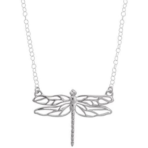 Boma Jewelry Sterling Silver Dragonfly Necklace, 16 inches