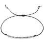 MRSXXNTY Badass Bracelets Morse-Code Jewelry Gift - Unique Jewelry for Women Sterling Silver Beads Pull Cord Bracelet