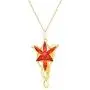 FAADBUK Lord of The Rings Fairy Princess Twilight Star Necklace Lord of The Rings Twilight Star Elvish Jewelry for Women Girls