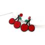 Gmillions Fashion Acrylic Fruits Drop Earrings Lovely Strawberry Lemon Long Dangle Earrings For Women Statement Jewelry
