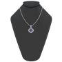 Belinda Jewelz Sterling Silver Knot Birthstone Earrings and Pendant Necklace Set