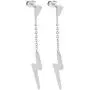 Edforce Stainless Steel Womens Girls Teens Earrings Lightning Bolt Dangle, 60mm/2.4in Edforce Stainless Steel Womens Girls Teens Earrings Lightning Bolt Dangle, 60mm/2.4in