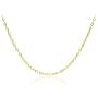 Michael Zweig Sterling Silver Thin Delicate Flat Cable Chain 1.0mm Thick with Spring Ring Italy Tag