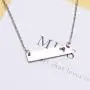 Fanery Sue Personalized Custom Engraved Name 316L Stainless Steel Horizontal Bar Necklace Fanery Sue Personalized Custom Engraved Name 316L Stainless Steel Horizontal Bar Necklace