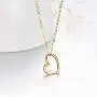 Solid 14k Gold Heart Necklace for Women, Fine Gold Love Jewelry for Wife/Mom/Girlfriend, Birthday Pesent for Her, 16+2 Inch Solid 14k Gold Heart Necklace for Women, Fine Gold Love Jewelry for Wife/Mom/Girlfriend, Birthday Pesent for Her, 16+2 Inch