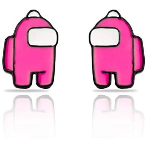 Stud Earrings Gift for Among Us Game Lovers