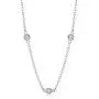 Amazon Essentials Sterling Silver AAA Cubic Zirconia Station Necklace Amazon Essentials Sterling Silver AAA Cubic Zirconia Station Necklace