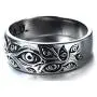 Fuqimanman2020 Vintage Stainless Steel Evil Eye Ring Fuqimanman2020 Vintage Stainless Steel Evil Eye Ring