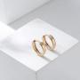 2 Pairs Huggie Hoop Earrings 14k Gold Filled Tiny Hoop Earrings Set Hypoallergenic Small Cartilage Earrings Minimalist Thick Chunky Sleeper Cuffs Earrings For Women Men Girls