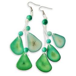 Dangle Earrings, Aretes de Mujer, Dangling, Earrings, Cute, For Women, Earings, Earring, Earing, Aretes, Cool, Simple, Long, Big, Womens, Earrings Set, Pair, Organic Tagua Nut, Jewelry