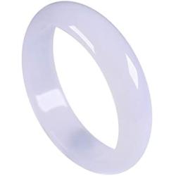 WEINAN Classical Chinese Style Natural Jade Bangle Bracelet Jewelry for Women Girls Genuine, A002