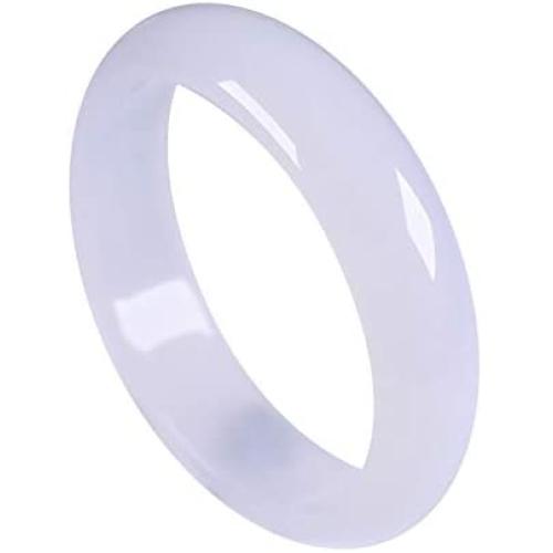 WEINAN Classical Chinese Style Natural Jade Bangle Bracelet Jewelry for Women Girls Genuine, A002
