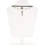 QEPOL Multilayer Fashion Vintage Hademade Women Multilayer Necklace Star Teardrop Chain & Leather Choker Necklace Layer for Women Jewelry