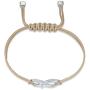 SWAROVSKI Womens Infinity Bracelet Collection, Rhodium Finish, Rose Gold Finish