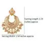 Touchstone''Devsena Bahubali Manikarnika Collection Indian Bollywood Designer Jewelry Earrings with Beads for Women in Antique Gold Tone