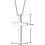 Cross Necklace for Men Women Stainless Steel Silver Plain Cross Pendant Necklace Simple Jewelry Gifts, 22-24 Inches Chain Cross Necklace for Men Women Stainless Steel Silver Plain Cross Pendant Necklace Simple Jewelry Gifts, 22-24 Inches Chain