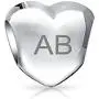 Personalize Heart Shape Floral Scroll Daughter Grandmother God Mother Charm Bead For Bracelet For Women Two Tone 14K Gold Plated .925 Sterling Silver Personalize Heart Shape Floral Scroll Daughter Grandmother God Mother Charm Bead For Bracelet For Women Two Tone 14K Gold Plated .925 Sterling Silver